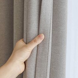 Curtain Modern Curtain for Living Room Bedroom Bay Window Protection and Heat Insulation Luxury Blackout Drapes