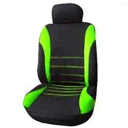 Car Seat Covers Front Ready Sport Bucket Cover Automobiles (Black Green)
