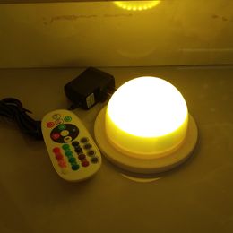 Rechargeable Wireless Waterproof Control with Remote LED Battery Light For Cube Ball Furniture