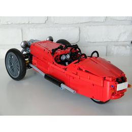 Other Toys MOC 0035 Morgan Three Wheeler Building Block Model Spliced Toy Puzzle Kids Gift 230815