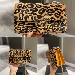 luxury bag Crossbody bags Women Handbag Purses Totes luxury Designer chain handbags leopard print leather Messengers lady Purses 221017