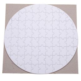 Round Shaped Sublimation Blanks Puzzles Jigsaw Puzzle DIY Puzzles Heat Press Transfer Crafts Blank Puzzle Sublimation Puzzle Blanks Apixb