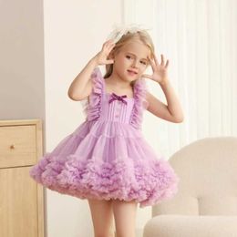 Girl's Dresses Children's clothing girl baby summer dress dress princess fluffy gauze cake dress first birthday gift