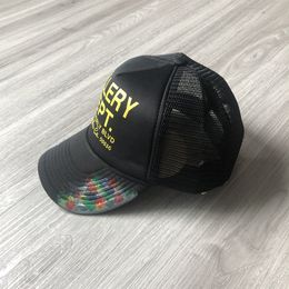 Real Pics Streetwear Hat Hip Hop Casual Graffiti Breathable Nylon Mesh Baseball Cap For Men Unisex