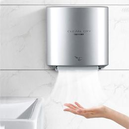 Electric Hand Dryer Infrared Sensor Automatic Hair Bathroom Air Switch Punch-free Installation Blow Mobile Phone