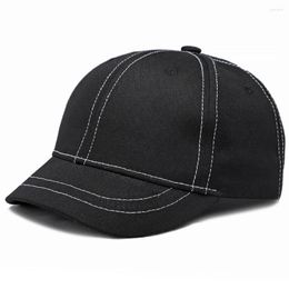 Ball Caps HT4173 Spring Summer Short Brim Baseball Cap Men Women Denim Hip-Hop Hat Male Female Snapback Unisex 6 Panels Hats