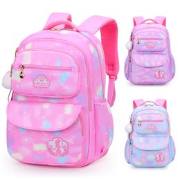 Backpacks Cute Girls School Bags Children Primary School Backpack kids Book Bag Princess Schoolbag Waterproof Student Backpack 230816