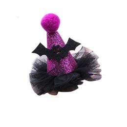 Hair Accessories 6pcs witch hat halloween holiday hair clip for kids girls accessories 230816