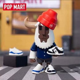Blind box POPMART HANDS IN FACTORY Street Age Collection Handmade Box Toy Dolls for Boys Birthday and Christmas Creative Gift Cool 230816