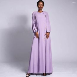 Ethnic Clothing Open Abaya Kimono Rhinestone Dubai Turkey Kaftan Muslim Cardigan Abayas For Women Casual Robe Longue Femme Caftan Islam