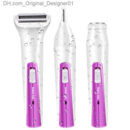 SONAX PRO 3-in-1 Women's Epilator Colorless Electric Facial Eyebrow and Hair Removal Waterproof Trimming Kit Care Tool USB Charging Z230818