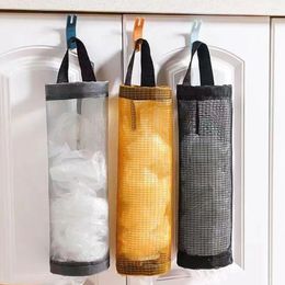 Storage Bags Portable Creative Wall Mounted Sundries Bag Trendy Garbage Dispenser Home Decor Organization Accessories