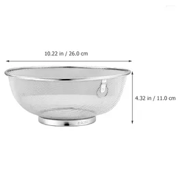 Mugs Soybean Milk Strainer Bowl Metal Colander Sieve Sifter Kitchen Stainless Steel