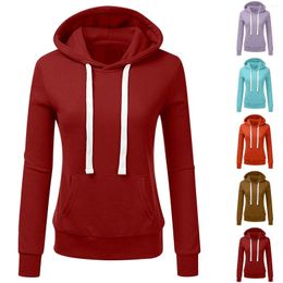 Gym Clothing Women's Casual Hoodies Long Sleeve Solid Lightweight Pullover Women Sweatshirts Pocket Zip Up Sweat Shirts For