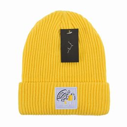 Top Selling Winter St One and Is Land Beanie Hat Men Women cap Ski Hats Snapback Mask Cotton Skull Unisex Cashmere Patchwork big horse Luxury Outdoor Beanies H5-8.16