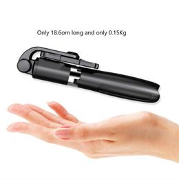 Selfie Monopods Mini Size Stick with Wireless Remote Control Shutter Length Extendable Tripod Live Stream Phone Holder Stand 230816