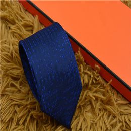 Fashion brand men's tie top designer high-grade silk business tie work clothes wedding gift tie 8cm gift box packaging318V