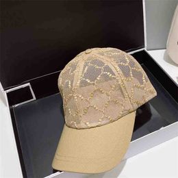 Fashion Letter Sunhat Classic Designer Brand Baseball Caps Ladies Luxury Hat Hiking Sunhats Adjustable Hatband Netted Cap
