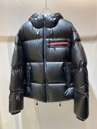 Designer classico invernale Down Giacca giunta con cerniera elegante cucitura tascabile design nero di alta qualità giacche da uomo di lusso di alta qualità