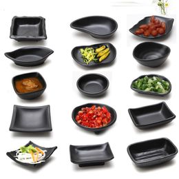 Decorative Plates 1 Piece Small Sauce Dip Bowl Snack Plate Holder Food Serving Tray Sushi Mustard Seasoning Dish Tableware Dipping Supply 230815