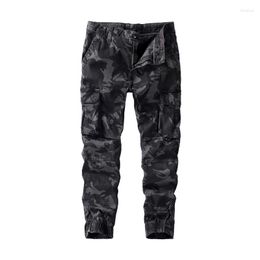 Men's Pants Camouflage Military Multi Pocket Men Trousers Cotton Cargo Autumn And Winter Tactical Work Multi-Pocket Trouser Male