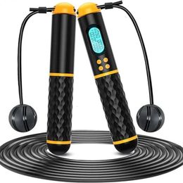 Jump Ropes 2 In 1 Multifun Speed Skipping Rope With Digital Counter Professional Ball Bearings And Nonslip Handles Jumps Calorie Count 230816