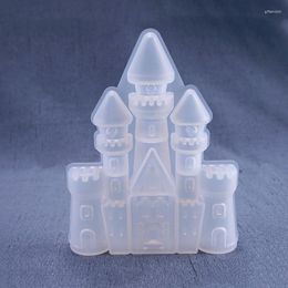 Baking Moulds Castle Modeling DIY Jewelry Making Epoxy Craft Tools Silicone Mold Kitchen Cake Decorative Dessert Chocolate