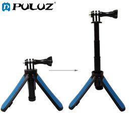 Selfie Monopods PULUZ Foldable Mini Tripod Holder Monopod Stick For HERO5 Session54 Session43321 Xiaoyi Sport Cameras 230816