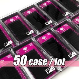 False Eyelashes 50pcscase Aboonie Silk Individual EyelashesWholesale Eyelash Mink Volume Trays Private Lash 230816