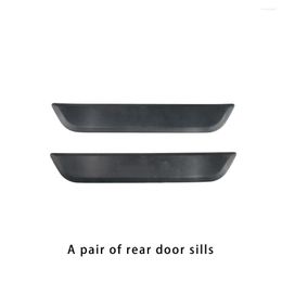 Interior Accessories Car Rear Door Sill Protector Protection Strip Plate Anti-Scratch Sticker Cover Protective Ornaments