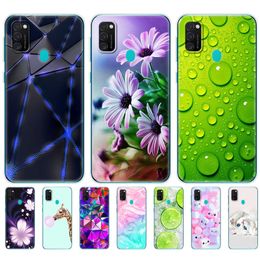 For Samsung M21 Case 6.4" Soft Silicon Tpu Cover For Samsung Galaxy M21 M 21 SM-M215FZGUSER m215 Phone Back Shell Bumper Funda