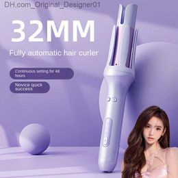 Automatic curler rod negative ion electric ceramic curler fast heating and rotating magic curler iron hair care styling tool Z230817