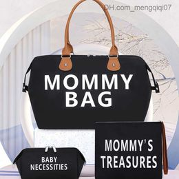 Diaper Bags Mummy Diaper Bag Set Large Capacity Travel Pregnant Women's Bag Baby Women's Diaper Storage Organiser Handbag Mom's Handbag Z230816