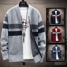 Men's Sweaters Baseball Collar Sweater Jackets Autumn cardigan Park Homme sweater SIZE M to 3XL Classic Casual 230815