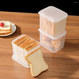 Storage Bottles Plastic Visible Fresh Keeping Sealed Anti-drop Kitchen Accessories Bread Container Refrigerator Crisper Box