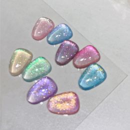 Nail Polish 9 Colours Diamond Glue Art Crystal Reflective Decoration DIY Tool 230816