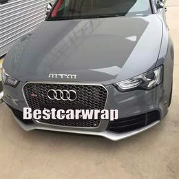 Premium 3 Layers Cement Grey Gloss Vinyl wrap Like 3m cement Glossy cement Car Wrap coat skin with Air Size1 52 20M Roll 5x6284s