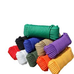 Outdoor Gadgets Dia 2 MM 50 100 Metres Corespun Parachute Cord Lanyard Tent Rope For Hiking Camping Clothesline DIY Bracelet 230815