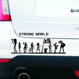 one piece strong world car sticker pirate luffy vinyl car trunk body sticker CA-94339B