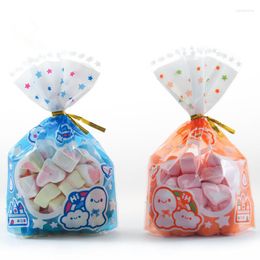 Gift Wrap 50 Pcs Cute Party Chocolate Sweet Popcorn Candy Bag With Twist Ties Cookie For Wedding Birthday Favors