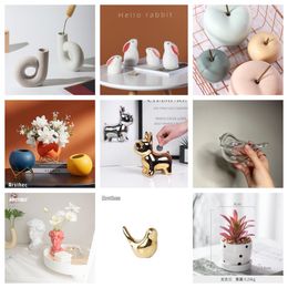 Decorative Objects Figurines Sculptures Figurines Nordic Home Decor Interior Figures Ornament Statue Desktop Table Accessories Clearance Sale 230815