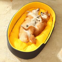 kennels pens Large Dogs Sleeping Beds Pet Dog Bed Warm Cushion for Small Medium Waterproof Baskets Cats House Kennel Mat Blanket Pet Product 230816