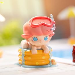 Blind box Blind Box Toys Original POP MART DIMOO Pet Holiday Series Model Confirm Style Cute Anime Figure Gift Surprise Box 230816