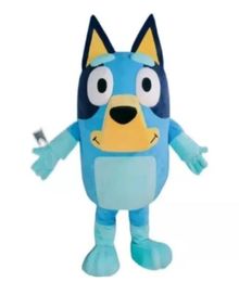 2024 factory hot sale Bingo Dog Mascot Costume Adult Cartoon Character Outfit Attractive Suit Plan Birthday Gift