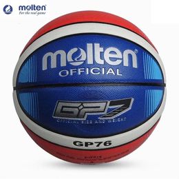 Balls Molten Basketball Ball PU Material Size 7/6/5 Outdoor Indoor Match Training Basketball High Quality Women Baloncesto 230815