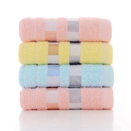 Microfiber Cotton Chequered Ribbon Home Beach Drying Bath Towel Shower Cleaning Magic Absorbent Towel Non-linting Tool 33x73cm Classic