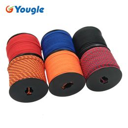 Outdoor Gadgets YOUGLE 5Strand 350LB M Paracord Parachute Cord Lanyard Rope Hiking Camping Clothesline Emergency Equipment 164FT 230815