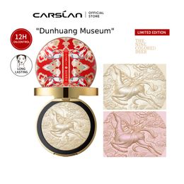 Body Glitter LAN X Dunhuang Museum Deer Sculpture Highlighter Powder Platte Limited Edition Shimmer For Face Makeup 230815