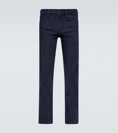 Jeans for Mens Long Pants Italian Design Loro Piana Temelo Slim Jeans Europoean and American Solid Pant