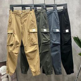 Men's Pants Camouflage Cargo Autumn Outdoor Multi-Pocket Overalls Casual Tactical Workwear Streetwear Trousers MA767